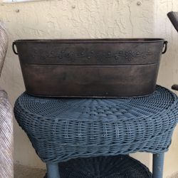 Antique Oil Rubbed Bronze Planter