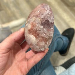 Pink Amethyst Crystal Egg