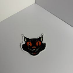 Cat Sticker Horror