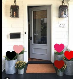 Large Wooden Heart Decor