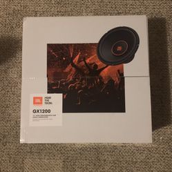 JBL - GX1200 12” Single-Voice-Coil 4-Ohm Subwoofer 