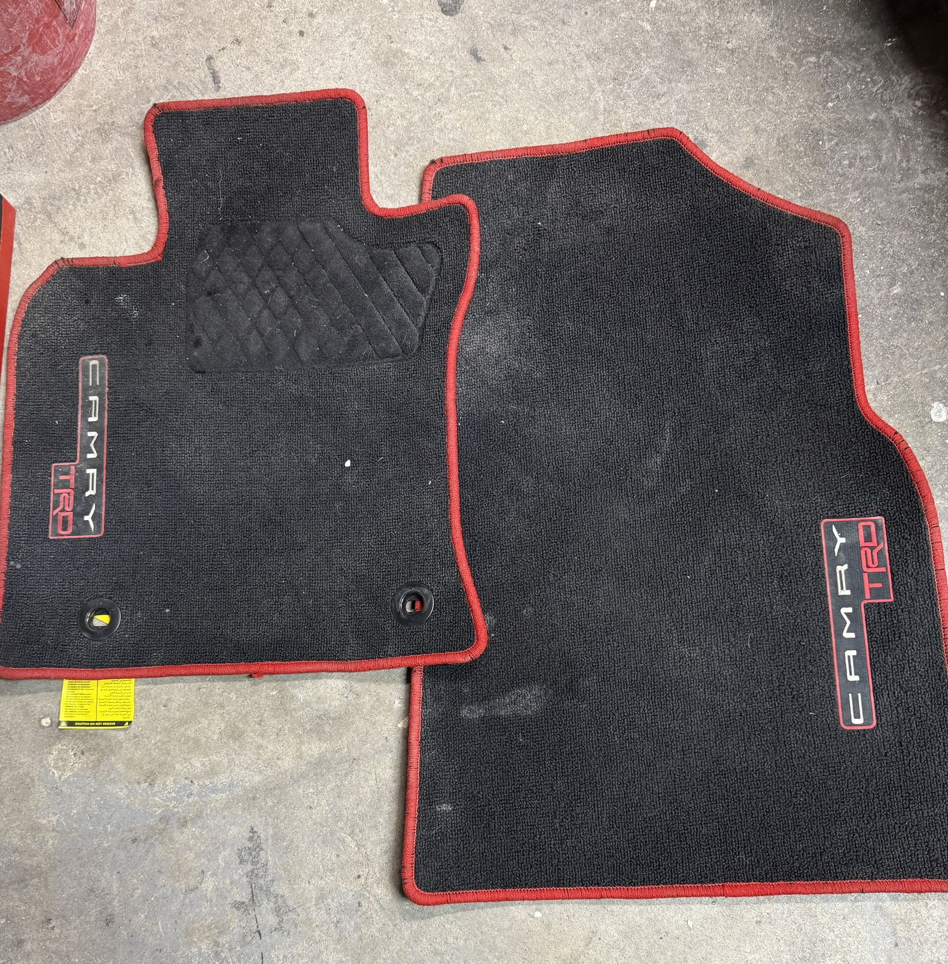 Camry TRD Front Floor Mats
