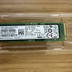 Samsung NVMe SSD 256GB