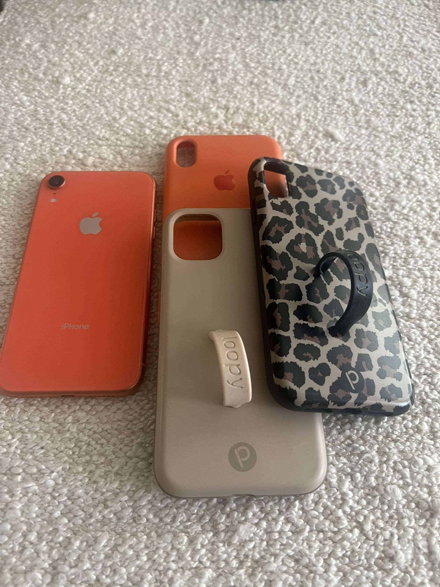 Coral iPhone XR 11 Includes 3 Cases