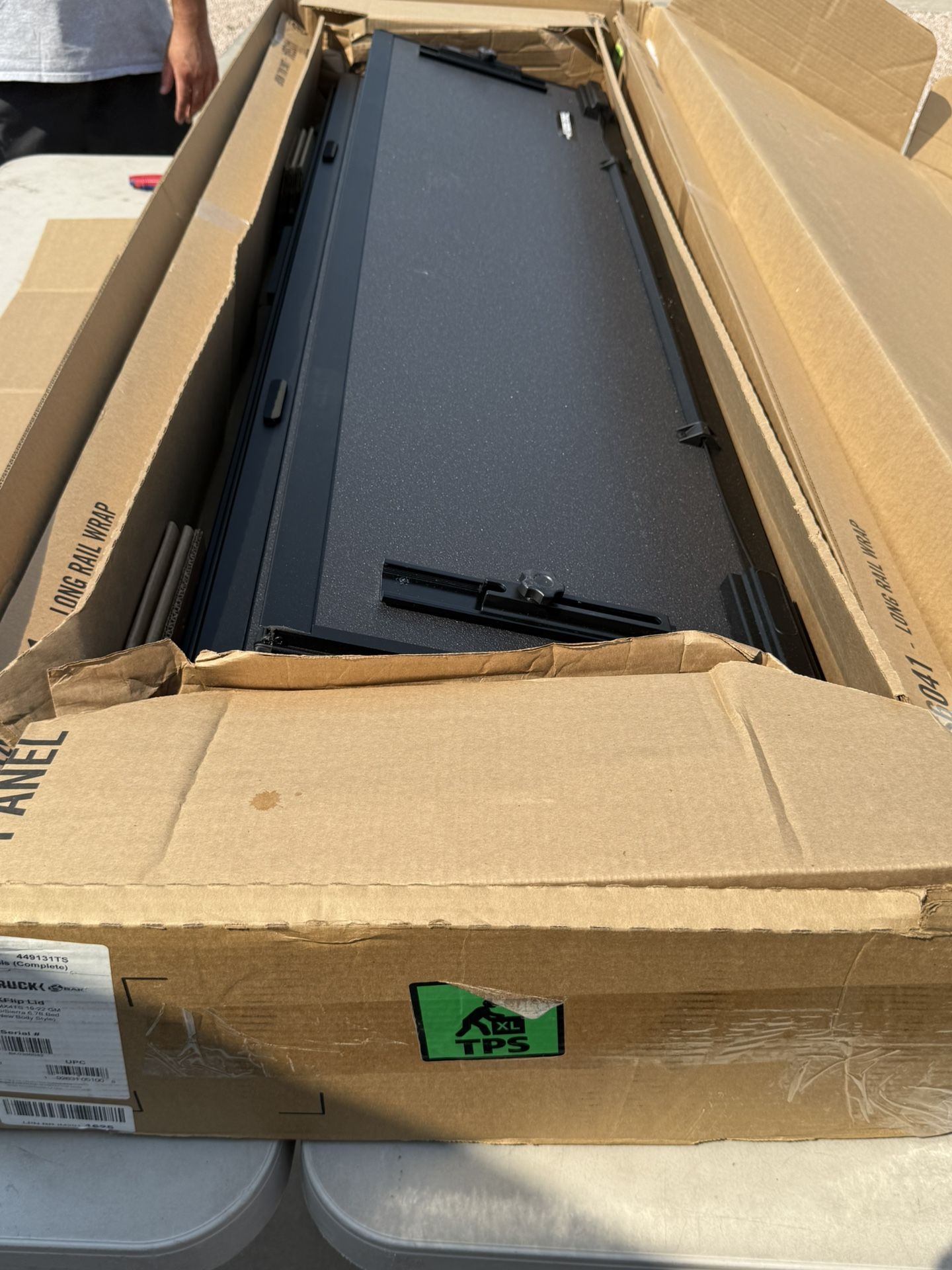 RealTruck BAK MX4 TS Hard Folding Truck Bed Tonneau Cover | 449131TS | Fits 2019-2025 Chevy/GMC Silverado/Sierra (New Body Style) w/or w/o MultiPro/Mu