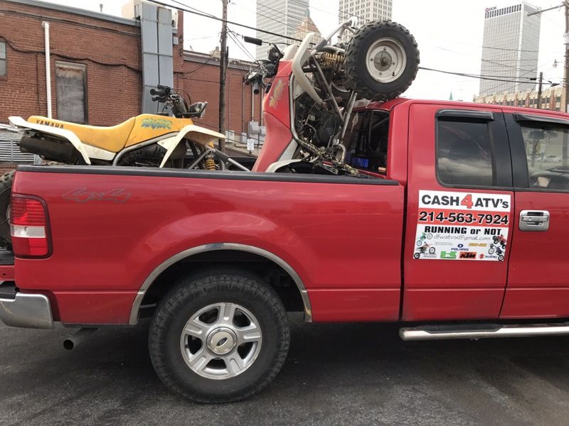 Cash4atvs 4 wheelers etc.