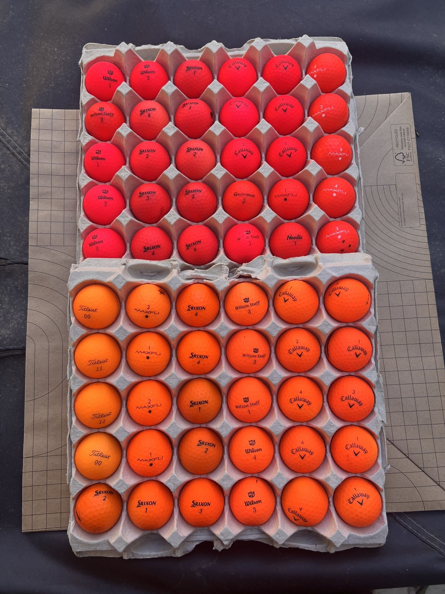 60 Clean Golf Balls