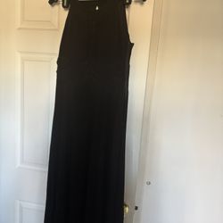Black Gown With Cardigan