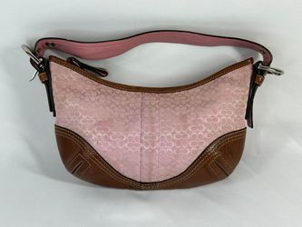 Vintage Coach Leather Mini Purse - Hot Pink