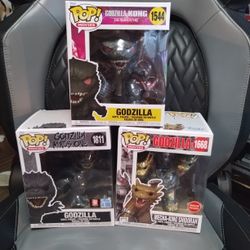 Godzilla Funko Pop Lot