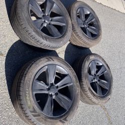 4 X 235/55r18 5x115 5x4.5 Stock Dodge Charger Challenger Chrysler 300 Tacoma Ranger Wheels Rims Good 90% Treads Tires Cooper!