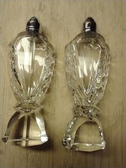 Cut Crystal Salt And Pepper Shaker