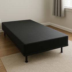 Twin Box Spring | Heavy-Duty Wood & Steel Construction | Factory Sealed, Never Used | Low Profile & Standard | Delivery Available