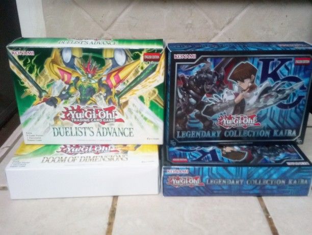 Yu Gi Oh Trading Cards 4 Boxes