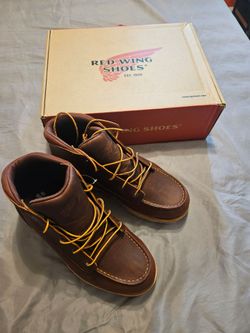 Red wings boots