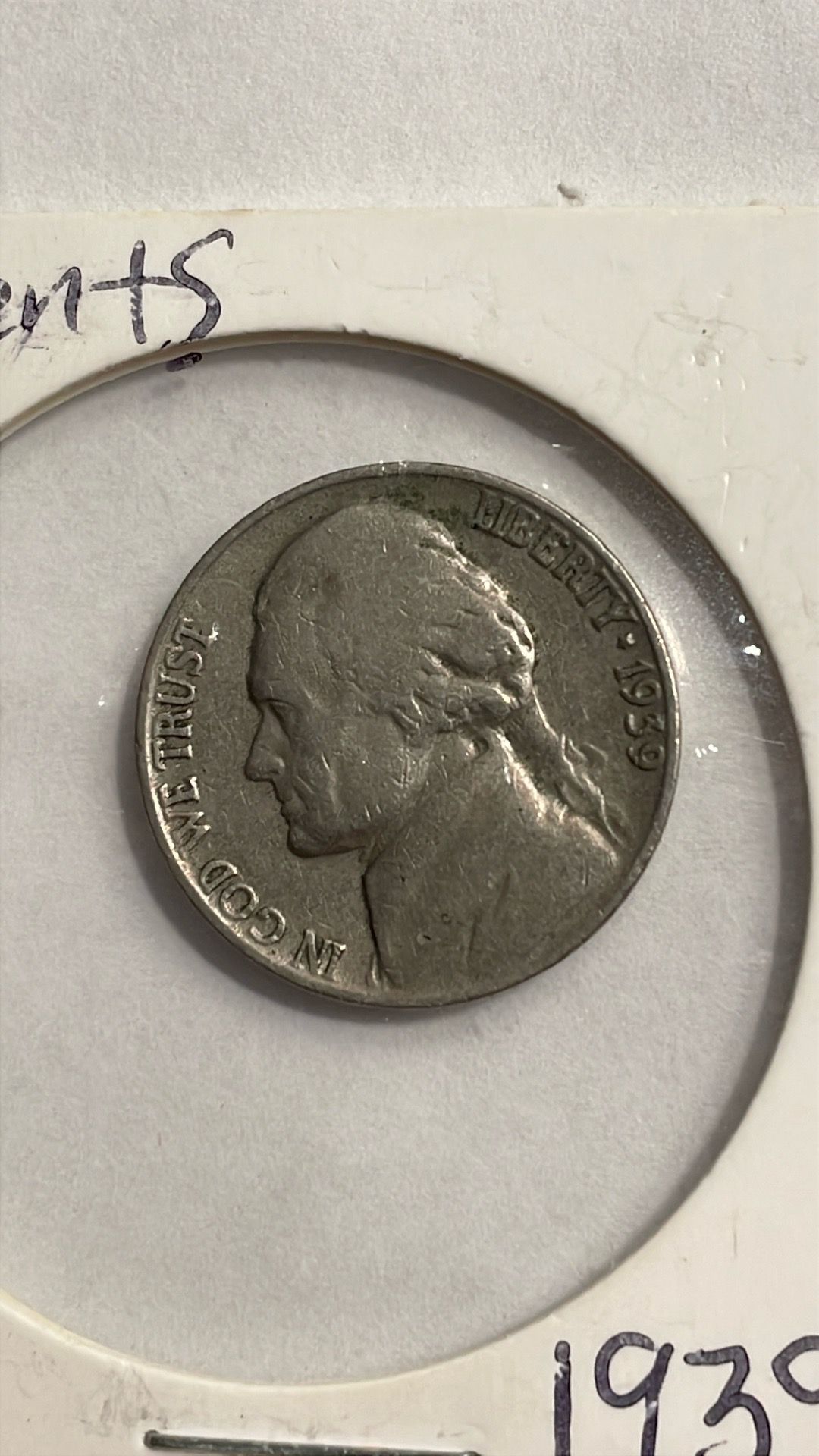 Nickel cent