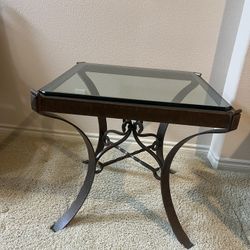 Heavy Duty Glass Coffee And End Table 