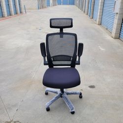 Office Chair With Flip Up Arm And Headrest 