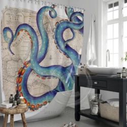 Octopus Shower Curtain