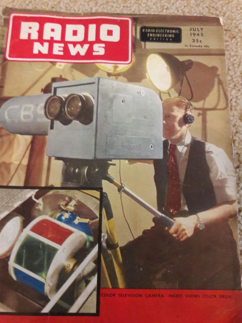 Vintage radio news magazines 1940s and 50s all good condition 6 total 8.00 each all 6 for 40.00 see our other items on my sight