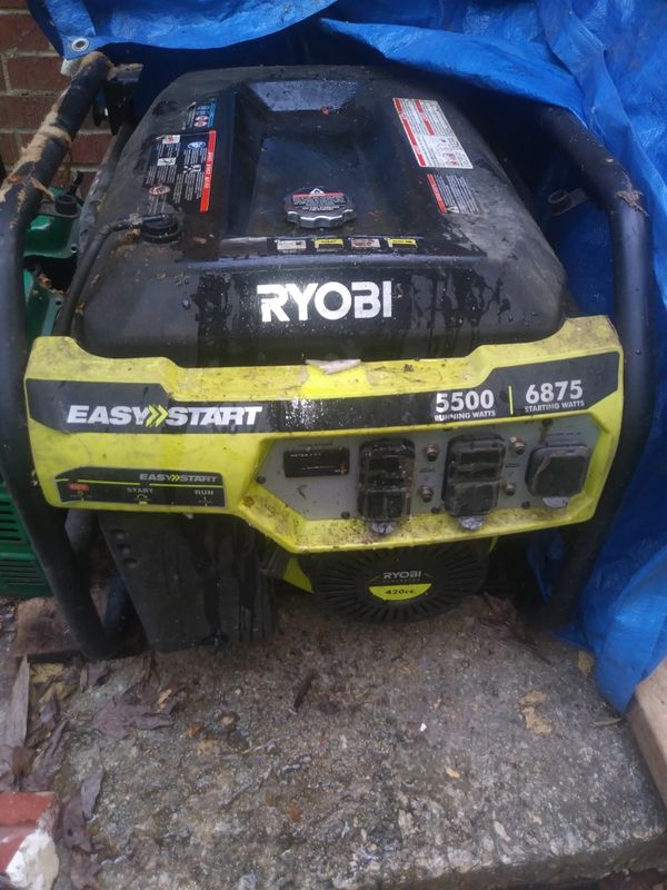Ryobi 5500 Watts Easy Start Generator for Sale in Decatur, GA OfferUp