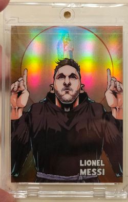 Lionel Messi Holographic Trading Card