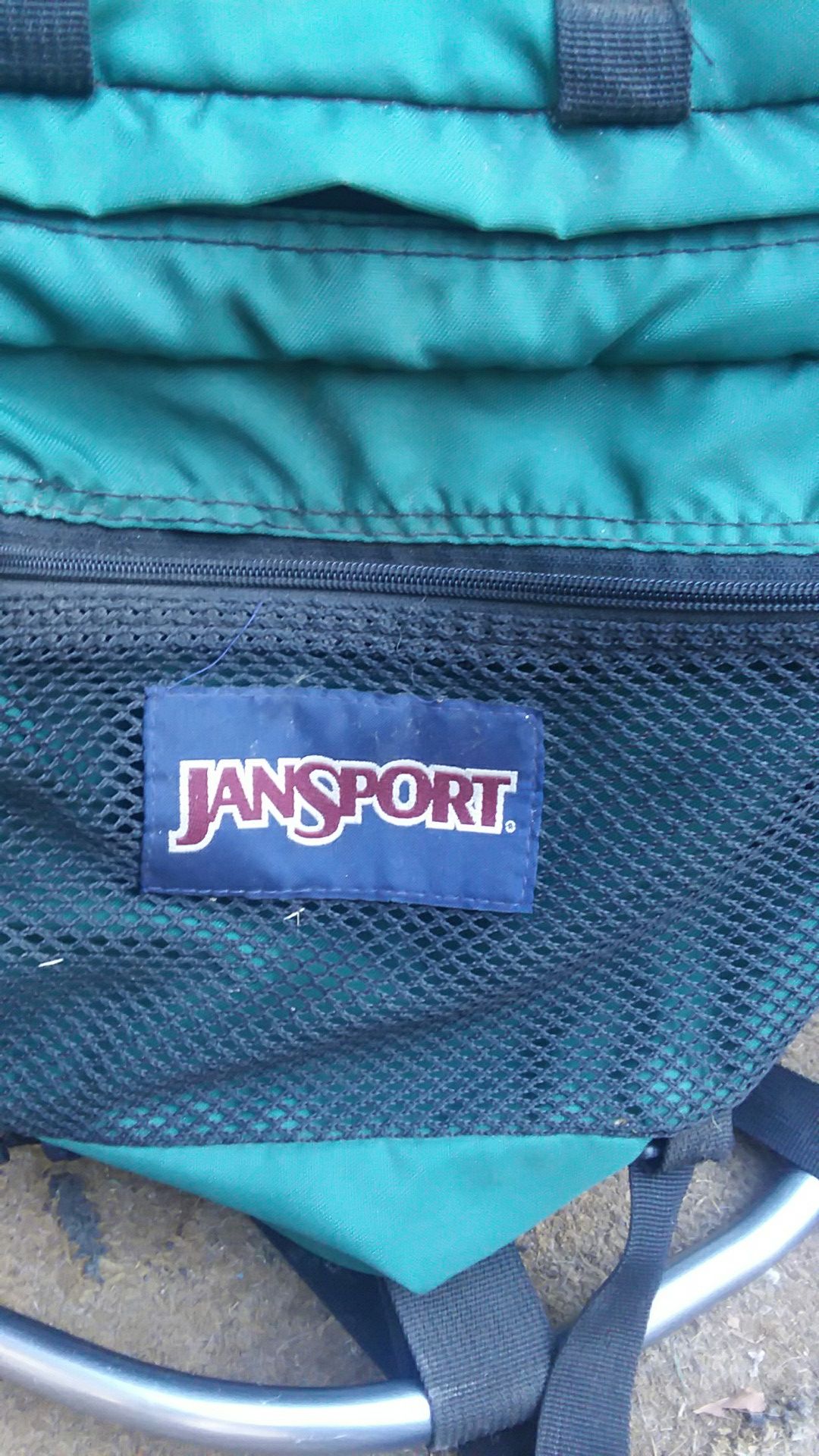 Jansport backpacking backpack. Metal frame