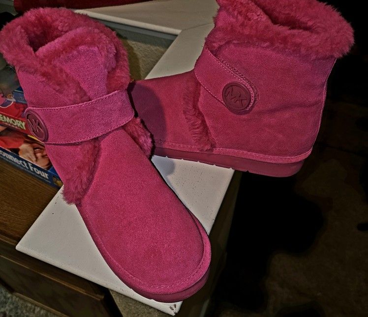 Michael Kors Pink Boots Women 