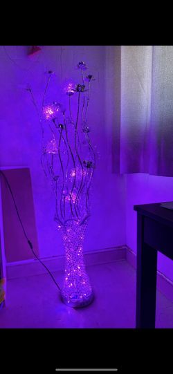 Light Up Flower Lamp Deco