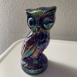 Vintage Glass Owl 