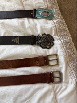 Leather belts