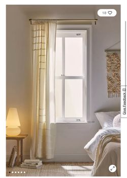Sheer tufted window panels