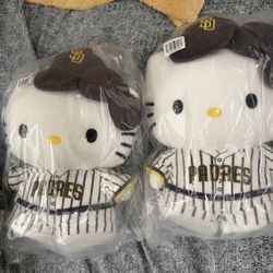 Padres Hello  Kitty Plushy 