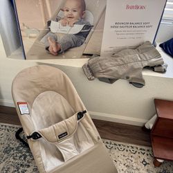 BabyBjörn Bouncer (for 0-2 years old) and Baby Carrier Mini