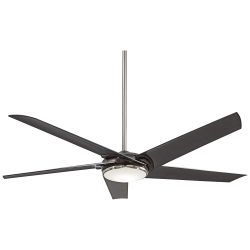 MinkaAire Raptor Raptor 60" 5 Blade LED Indoor Ceiling Fan with Remote Included Gun Metal Fans Ceiling Fans Indoor Ceiling Fans

