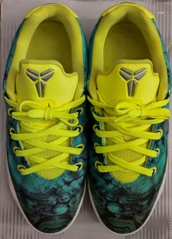 Nike Kobe Game Royal Green Volt Basketball Shoes 653593-300 Mens 5.5 Women 7