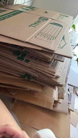 Free. Moving boxes.