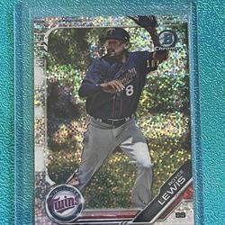 ROYCE LEWIS Rookie 2019 Bowman Chrome SPECKLE SP RC #/299 #BCP-103 TWINS