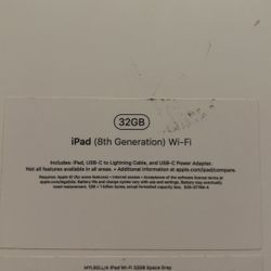 iPad 8th Generation Wi-Fi With Screen Protection