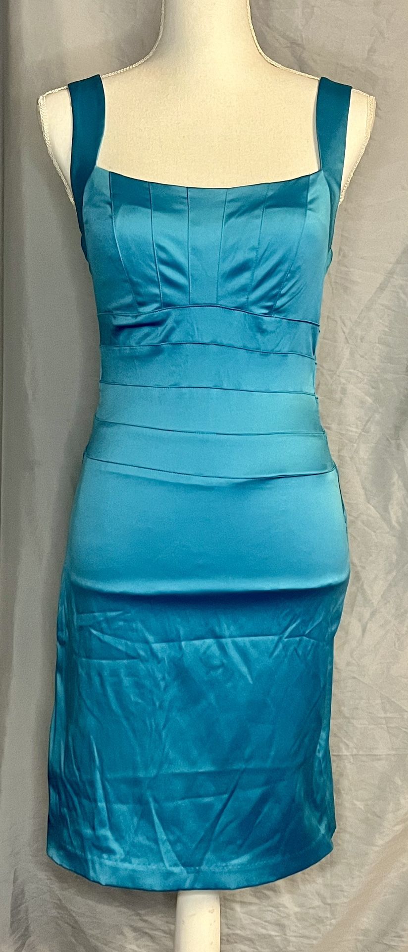 Free Shipping Bisou Bisou Teal Cocktail Dress Size 8 