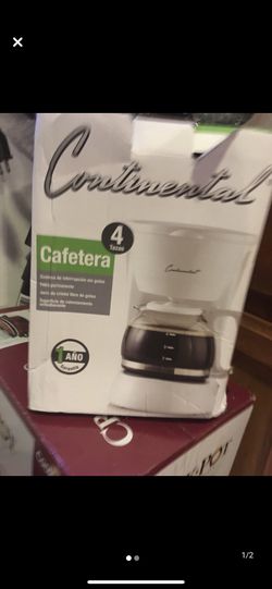 Continental Electric 4-Cup Coffee Maker, White $40 Or Best Offer brand new