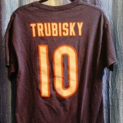Chicago Bears Size L Majestic #10 MITCHELL TRUBISKY T-SHIRT JERSEY (NW/OT) UNWORN😇Please Read Description.