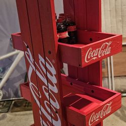 COCA-COLA WOODEN SHELF