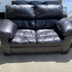 Love Seat Leather Couch