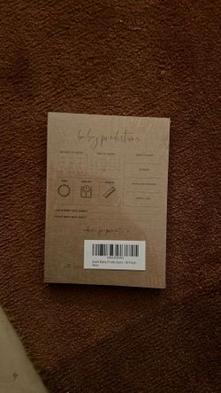 Baby Shower: Printed Party Baby Predictions Cards for New Parents – Baby Shower Game, Wishes for Mommy & Daddy,,  ,Kraft Paper -30 Cards