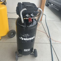 Husky 20 Gal. 200 PSI Oil Free Portable Vertical Electric Air Compressor 1.8k