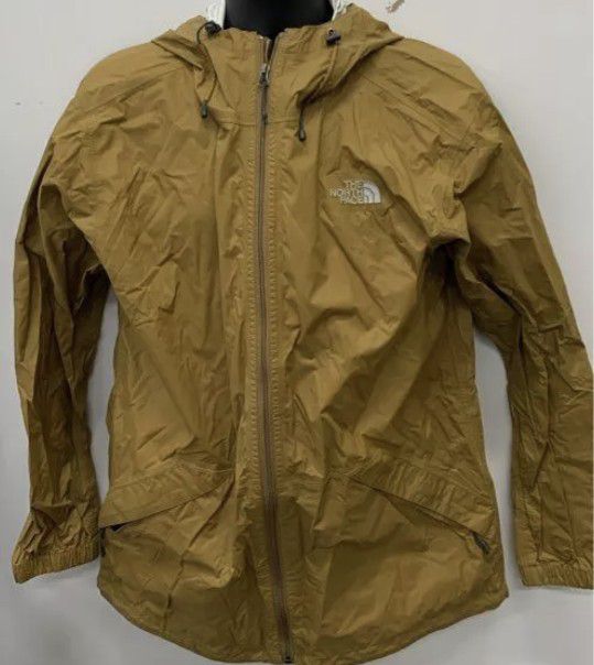 The North Face Men's Brown Windbreaker  Hoodie Jacket Size L Like New 