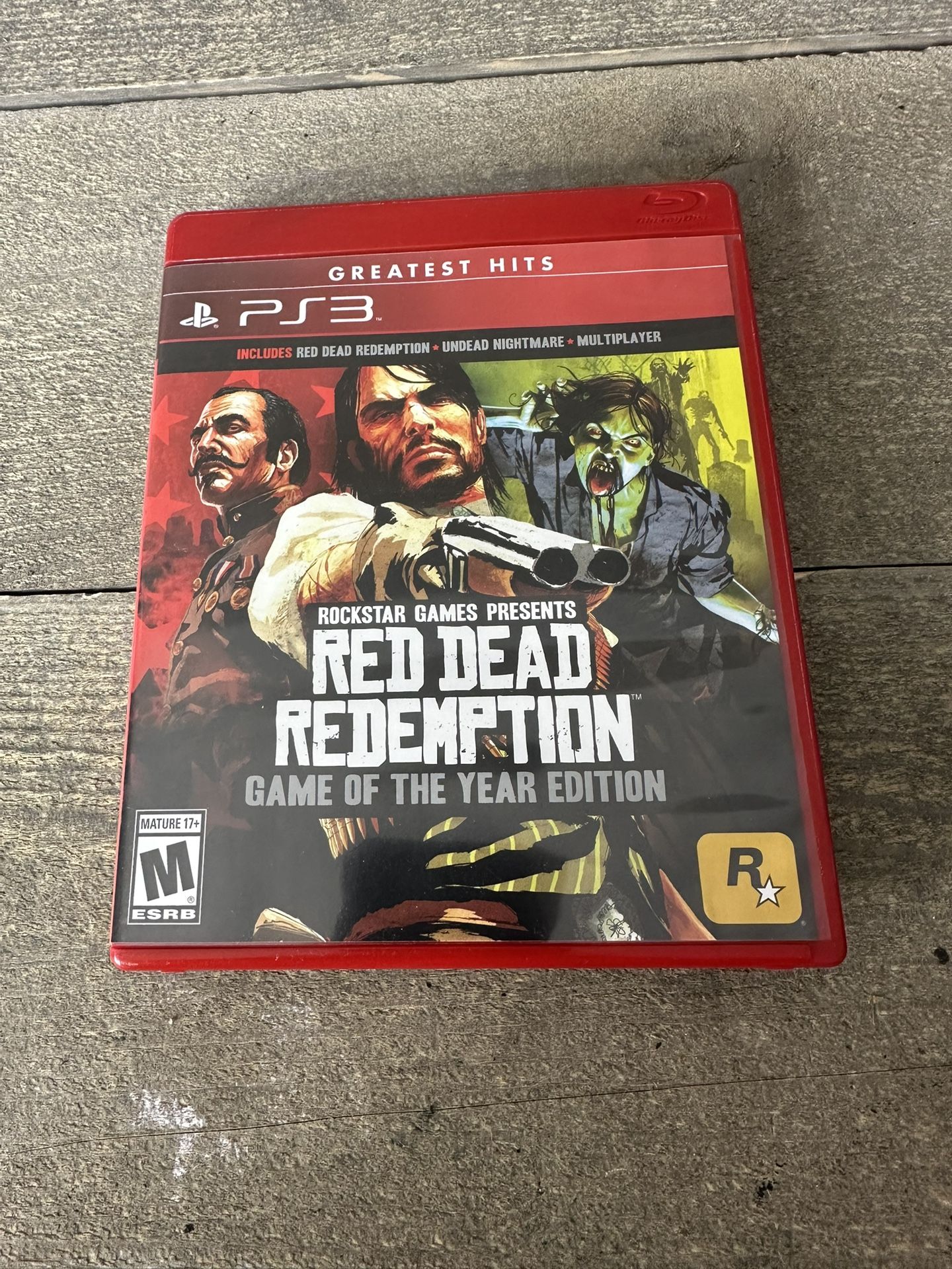 Red Dead Redemption - Game of the Year Edition (PS3 PlayStation) Disc + Manual