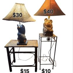 Lamps Tables 