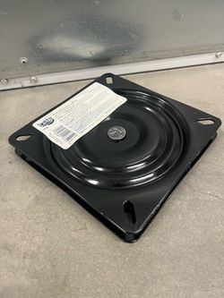 Swivel-EZE Black Metal Seat Swivel Plate